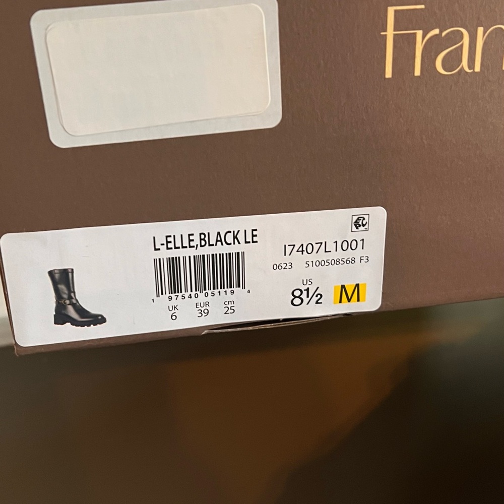 Franco Sarto Black Ankle Boots - Picture 7 of 7